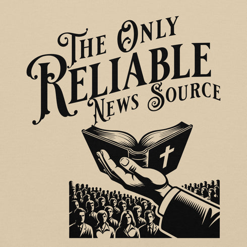 The Only Reliable News Hoodie Christian Bible Verse Hoodie
